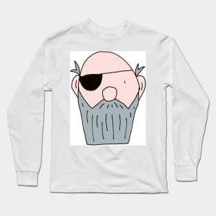 Bearded dude Long Sleeve T-Shirt